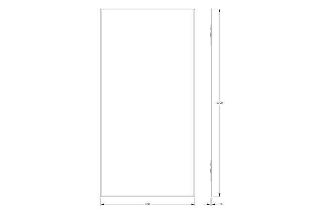 Зеркало с фацетом EVOFORM Standard 80545596 от магазина ЛесКонПром.ру