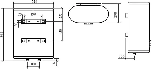 Накопительный водонагреватель Thermex Double 80 электрический от магазина ЛесКонПром.ру