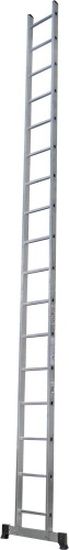 Лестница алюминиевая односекционная приставная Новая Высота  1х17 арт. 1210117 от магазина ЛесКонПром.ру