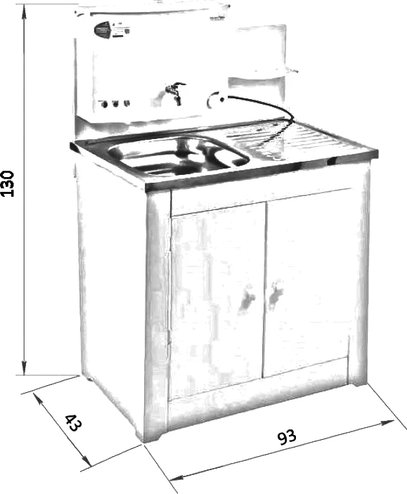 Умывальник Акватекс Дуэт 467275 медь от магазина ЛесКонПром.ру