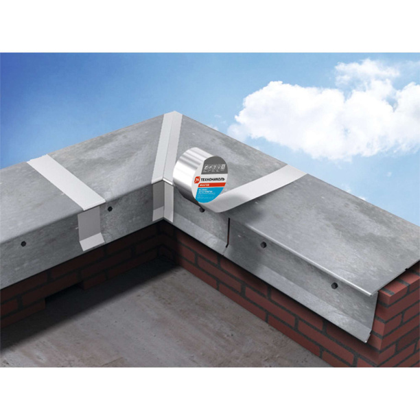 Герметизирующая лента NICOBAND 75 мм серебристая 3 м от магазина ЛесКонПром.ру