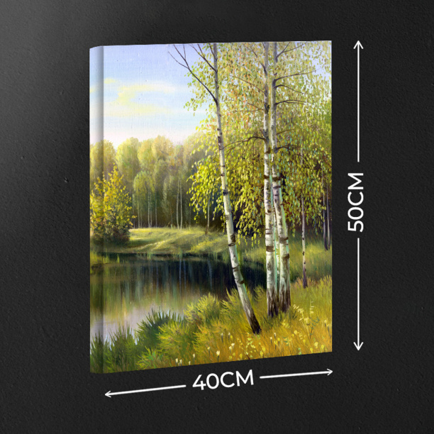 Канвас 40х50 см Побережье от магазина ЛесКонПром.ру