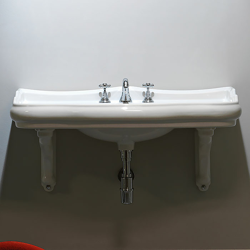 Раковина Kerasan Retro 100 105001*3 Белая от магазина ЛесКонПром.ру