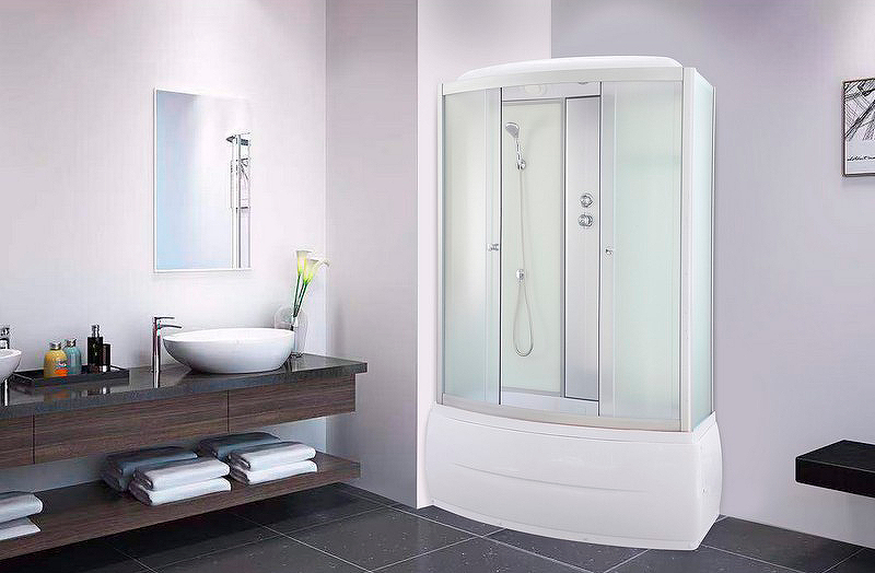 Душевой бокс Parly Effect 150х75 BNE150FR без гидромассажа от магазина ЛесКонПром.ру