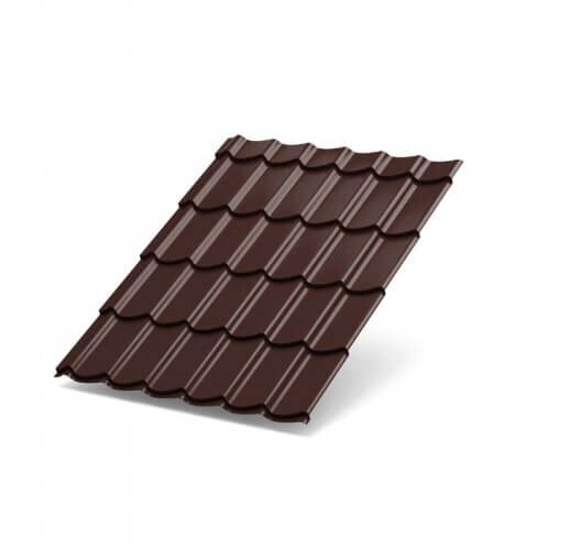 Металлочерепица Металл Профиль Супермонтеррей 1190 0,5 NormanMP RAL RR 32 от магазина ЛесКонПром.ру