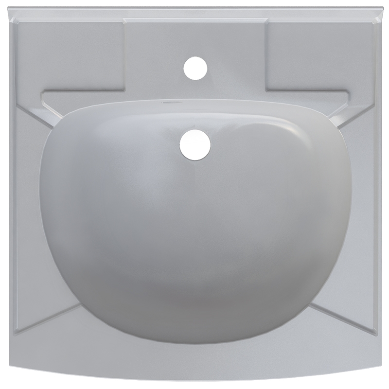 Раковина Altasan Kompakt 50x50 UPP50s на стиральную машину Белая от магазина ЛесКонПром.ру