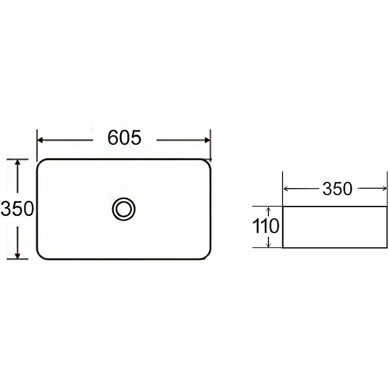 Раковина-чаша Bronze de Luxe 60 1061TR Терраццо от магазина ЛесКонПром.ру