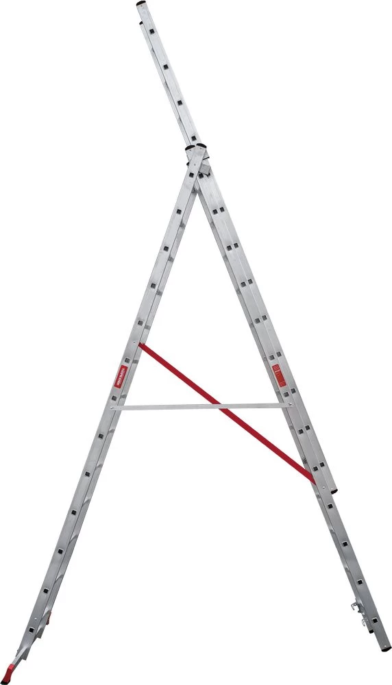 Лестница алюминиевая трехсекционная профессиональная Новая Высота 3x13 арт. 3230313 от магазина ЛесКонПром.ру