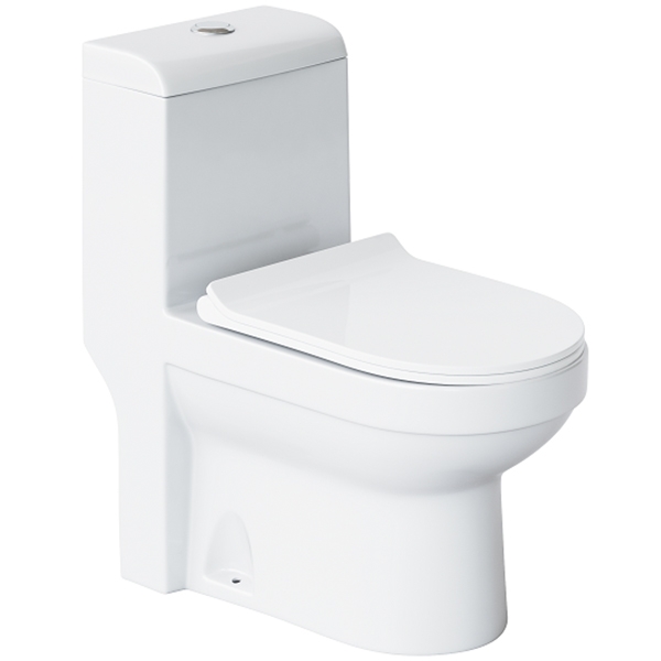 Унитаз моноблок Laguraty 8007A с сиденьем Микролифт от магазина ЛесКонПром.ру