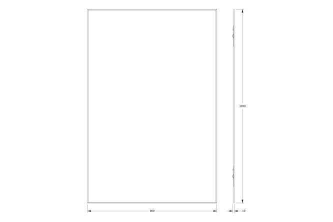 Зеркало с фацетом EVOFORM Standard 80545598 от магазина ЛесКонПром.ру