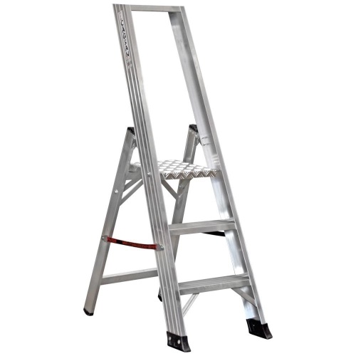 Стремянка профессиональная алюминиевая Cagsan Alesta 3 ступени (арт. REG2) от магазина ЛесКонПром.ру