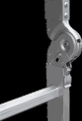 Алюминиевая четырехсекционная лестница-трансформер 400 мм NV1322 НОВАЯ ВЫСОТА 2Х3+2Х4 арт.1322234 от магазина ЛесКонПром.ру