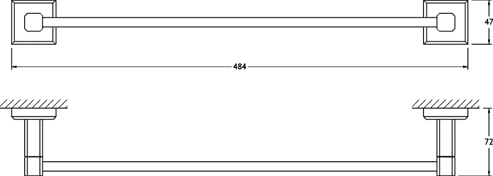 Полотенцедержатель Artwelle Hagel 991245 от магазина ЛесКонПром.ру