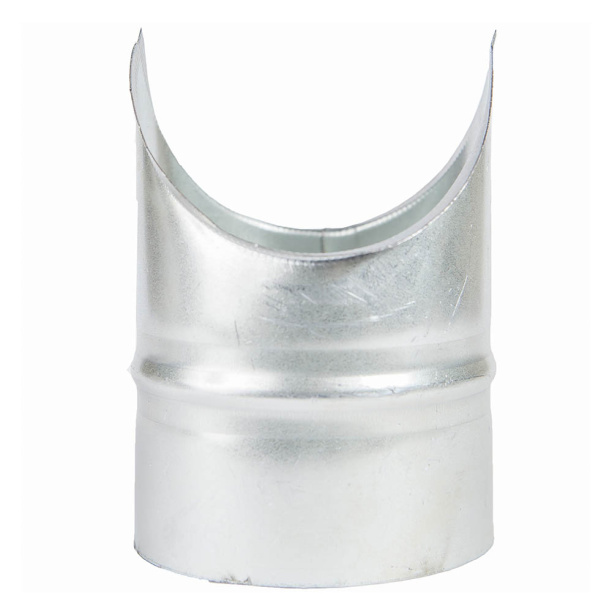 Врезка оцинкованная d100х100 мм от магазина ЛесКонПром.ру