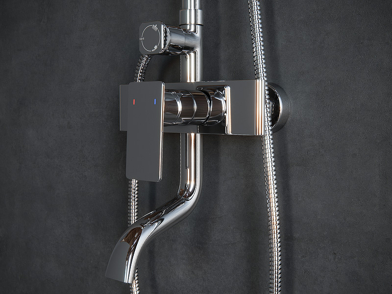 Душевая система Laguraty 17054 Хром от магазина ЛесКонПром.ру