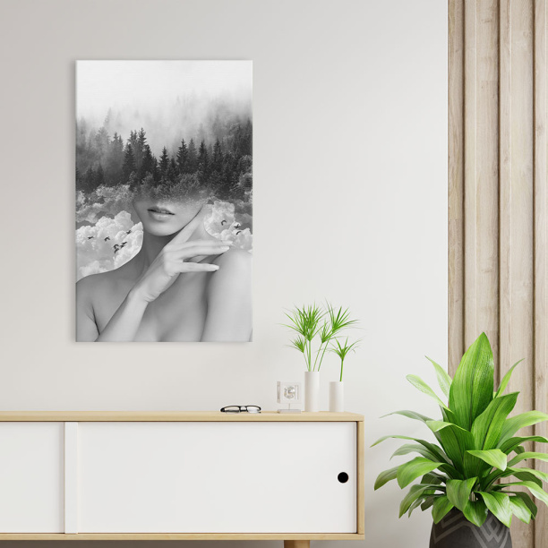 Канвас 70х110 см Туман от магазина ЛесКонПром.ру