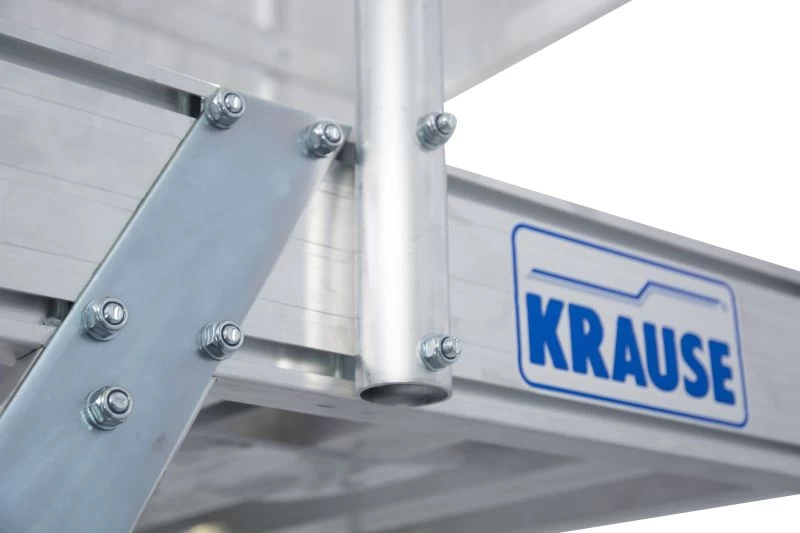 Односторонняя передвижная лестница с платформой STABILO 8 ступеней KRAUSE арт.820181 от магазина ЛесКонПром.ру