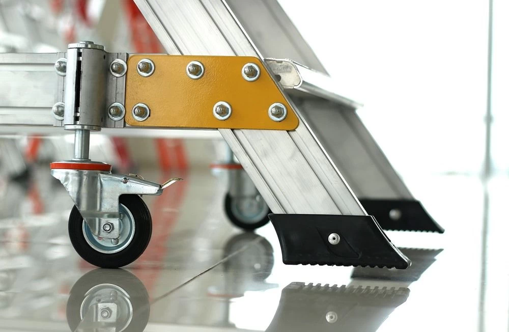 Алюминиевая промышленная платформа 4 ступени CAGSAN односторонняя (арт.EP3) от магазина ЛесКонПром.ру