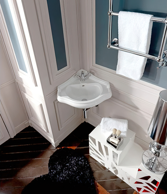 Раковина Migliore Bella 57 20608 угловая Белая от магазина ЛесКонПром.ру