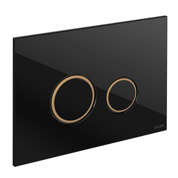 Кнопка для инсталляции Cersanit TWINS черный от магазина ЛесКонПром.ру