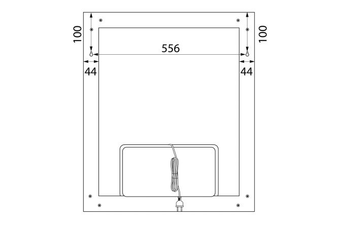 Зеркало с подсветкой IDDIS Slide 80548804 от магазина ЛесКонПром.ру