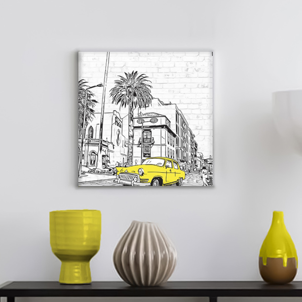 Картина на стекле Синее перо 40х50 см от магазина ЛесКонПром.ру