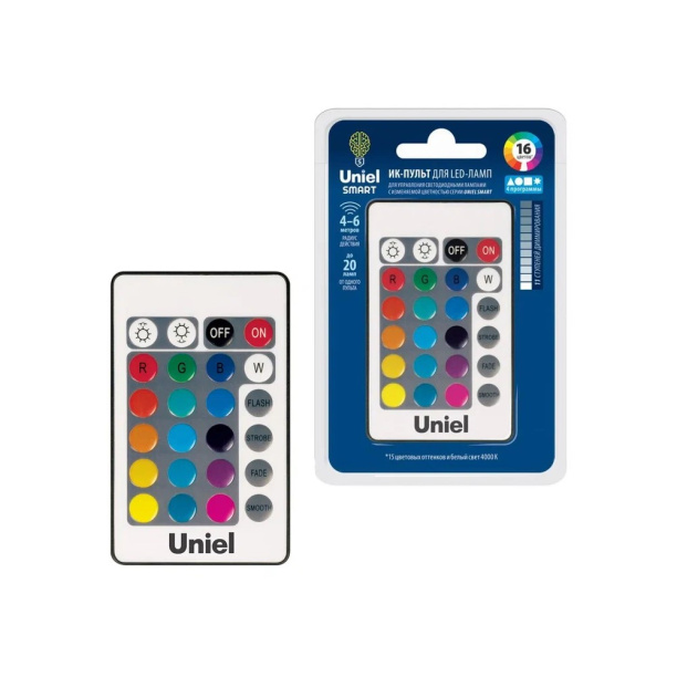 Пульт для лампы Uniel SMART RGB от магазина ЛесКонПром.ру