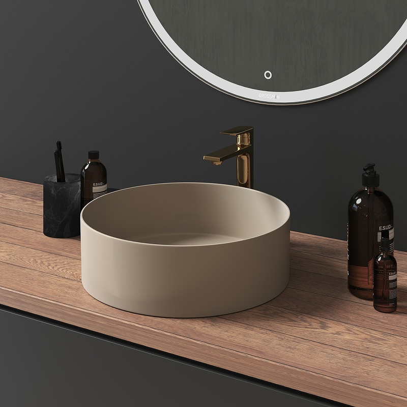 Раковина-чаша Grossman 40 GR-3013BEM Бежевая матовая от магазина ЛесКонПром.ру