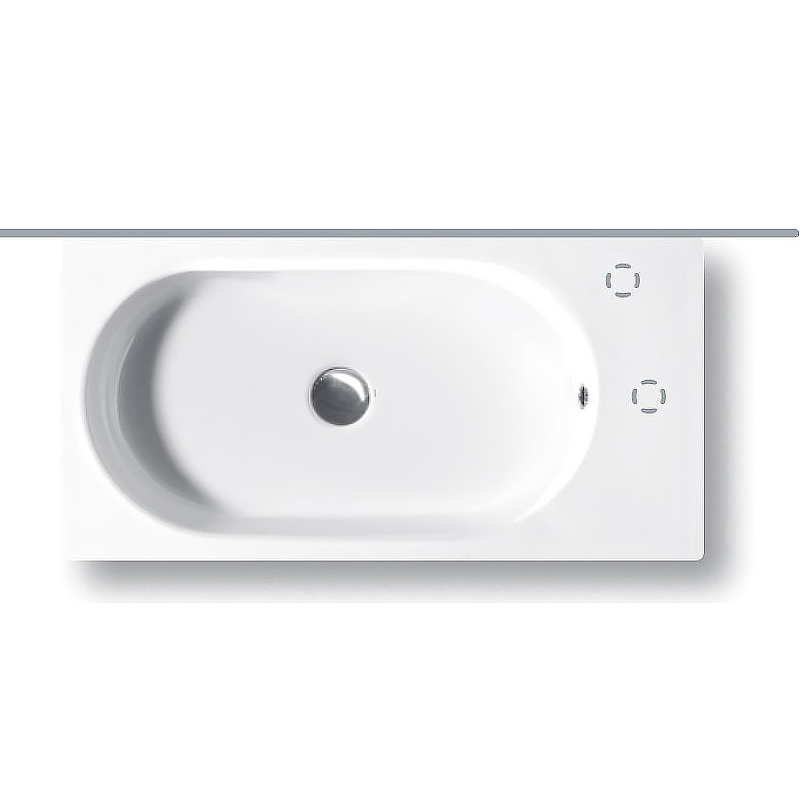 Раковина Hatria Area 70 L Y0W901 Белая от магазина ЛесКонПром.ру