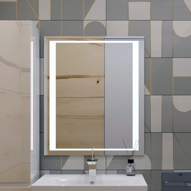 Зеркало Style Line Прованс 70 с подсветкой от магазина ЛесКонПром.ру