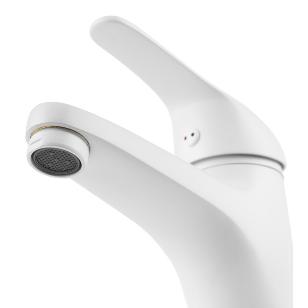 Смеситель для раковины FLUMEN Lippe белый от магазина ЛесКонПром.ру