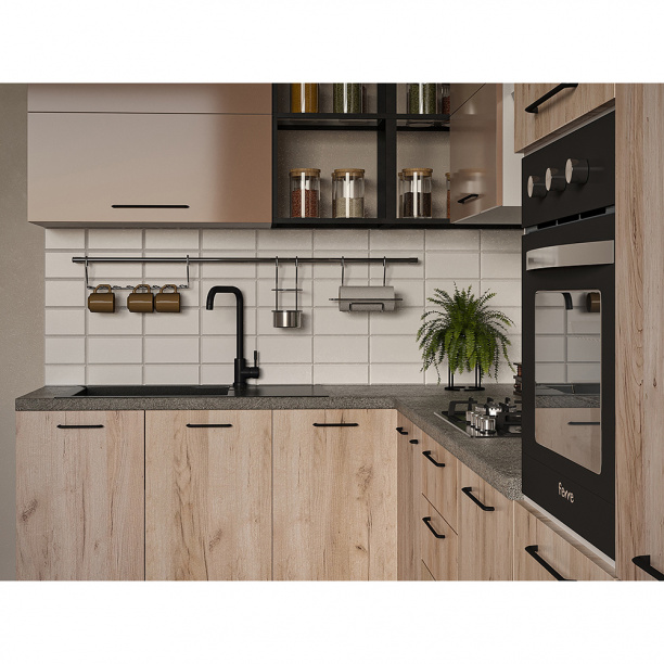 Смеситель для кухни Olives Balear черный от магазина ЛесКонПром.ру