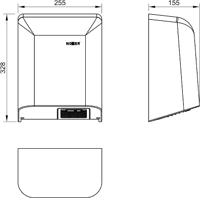 Сушилка для рук Nofer Big Flow 01461.W от магазина ЛесКонПром.ру