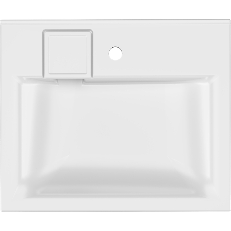 Раковина Paola Siena 60x50 на стиральную машину Белая глянцевая от магазина ЛесКонПром.ру