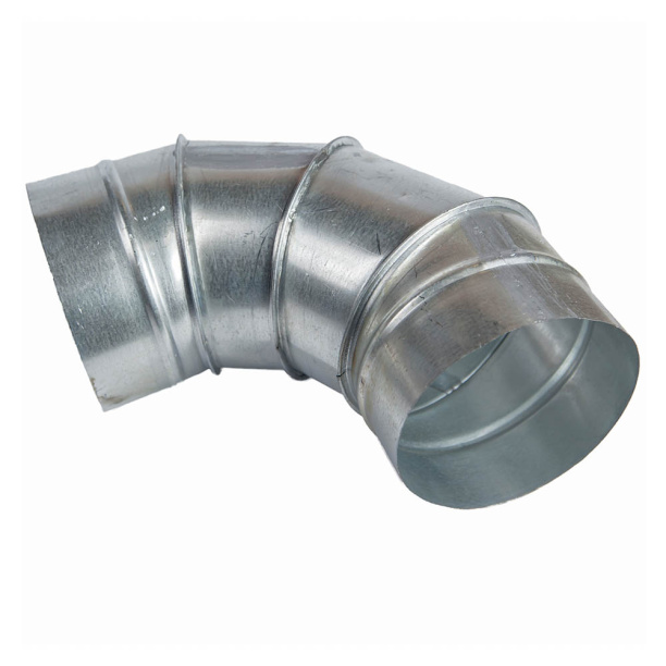 Отвод оцинкованный 125/90 от магазина ЛесКонПром.ру
