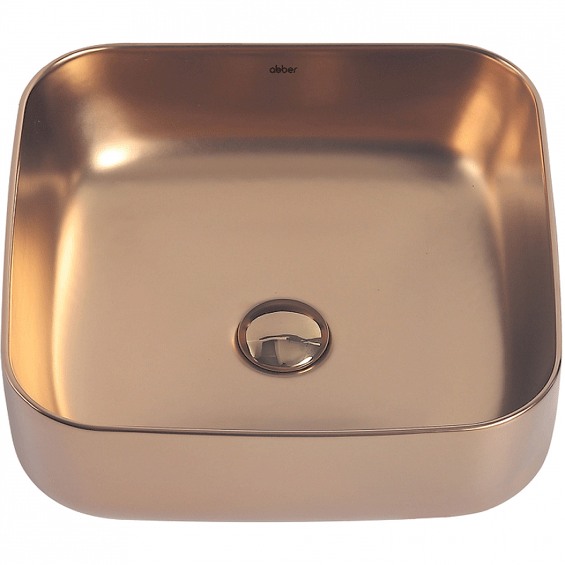 Раковина-чаша Abber Rechteck 39 AC2211MRG Розовое золото матовое от магазина ЛесКонПром.ру