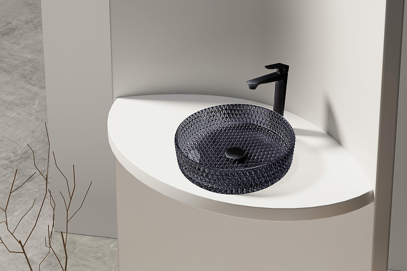 Раковина-чаша Abber Glas 40 AK2301B Черная от магазина ЛесКонПром.ру