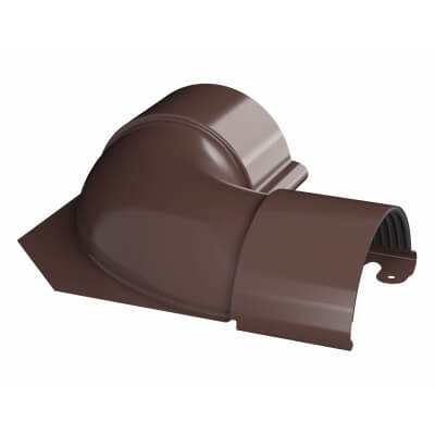 ТЕХНОНИКОЛЬ Металлическая водосточная система Стандарт, внутренний угол 90°, коричневый от магазина ЛесКонПром.ру