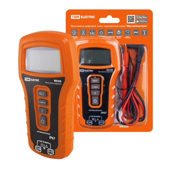 Мультиметр цифровой TDM M-9300 от магазина ЛесКонПром.ру