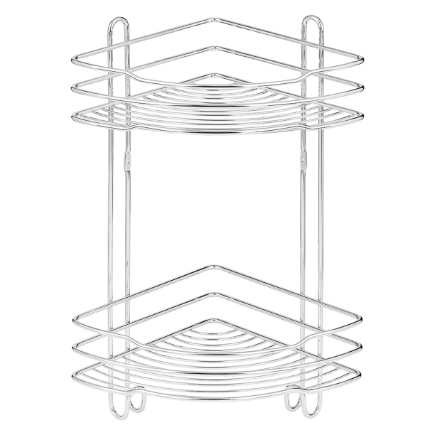 Полка сетчатая ЧМЗ Стамбул 2-ярусная угловая от магазина ЛесКонПром.ру