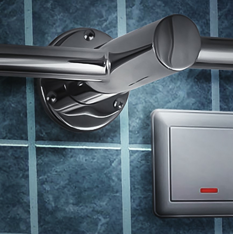 Электрический полотенцесушитель Energy Aura 1000x600 EETR0AURA1006000000 Хром от магазина ЛесКонПром.ру