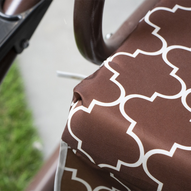 Садовые качели 232x130x165 см от магазина ЛесКонПром.ру