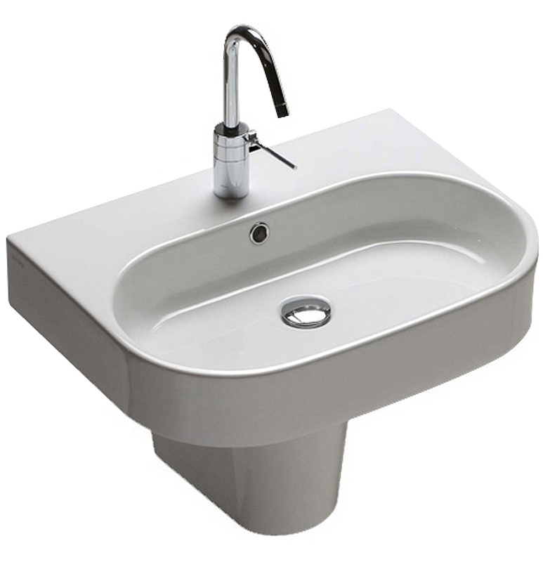 Раковина Hatria Area 60 Y0UH01 Белая от магазина ЛесКонПром.ру