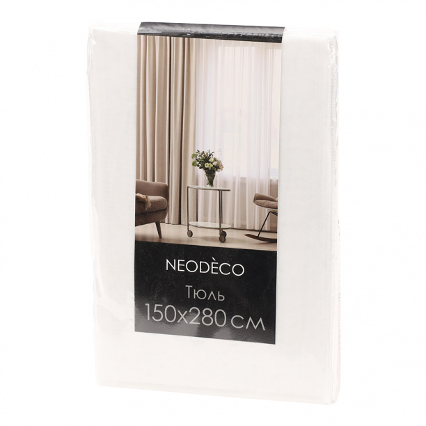 Штора-тюль Паутинка 300х280 см экрю от магазина ЛесКонПром.ру