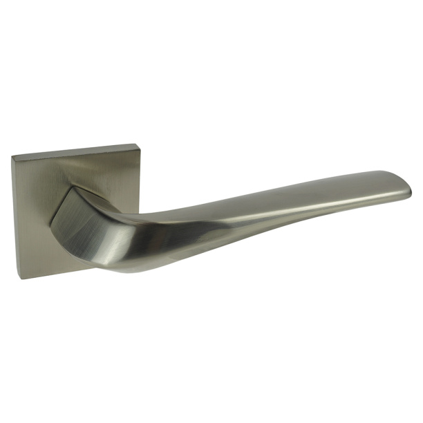 Ручки дверные NEODECO L580 никель от магазина ЛесКонПром.ру