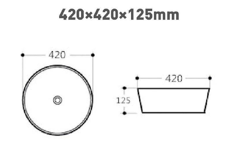 Раковина-чаша Aquanet Smart-1 42 273685 Белая от магазина ЛесКонПром.ру