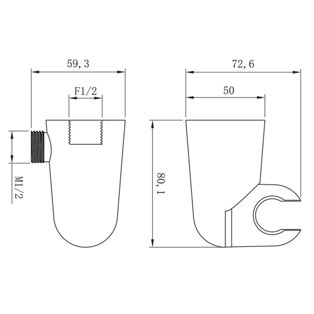 Шланговое подключение LEMARK с держателем от магазина ЛесКонПром.ру