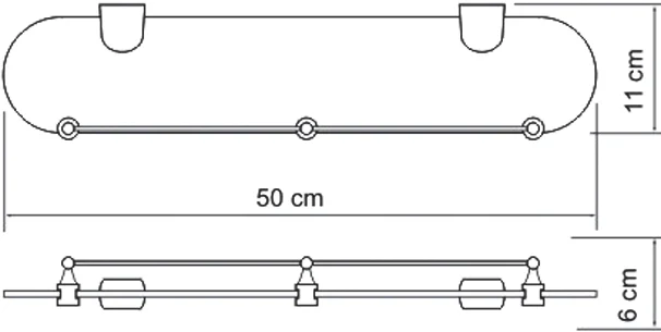 Полка Wasserkraft Berkel K-6844 от магазина ЛесКонПром.ру