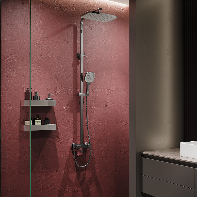 Душевая система Iddis Slide SLISBBTi06 Хром от магазина ЛесКонПром.ру