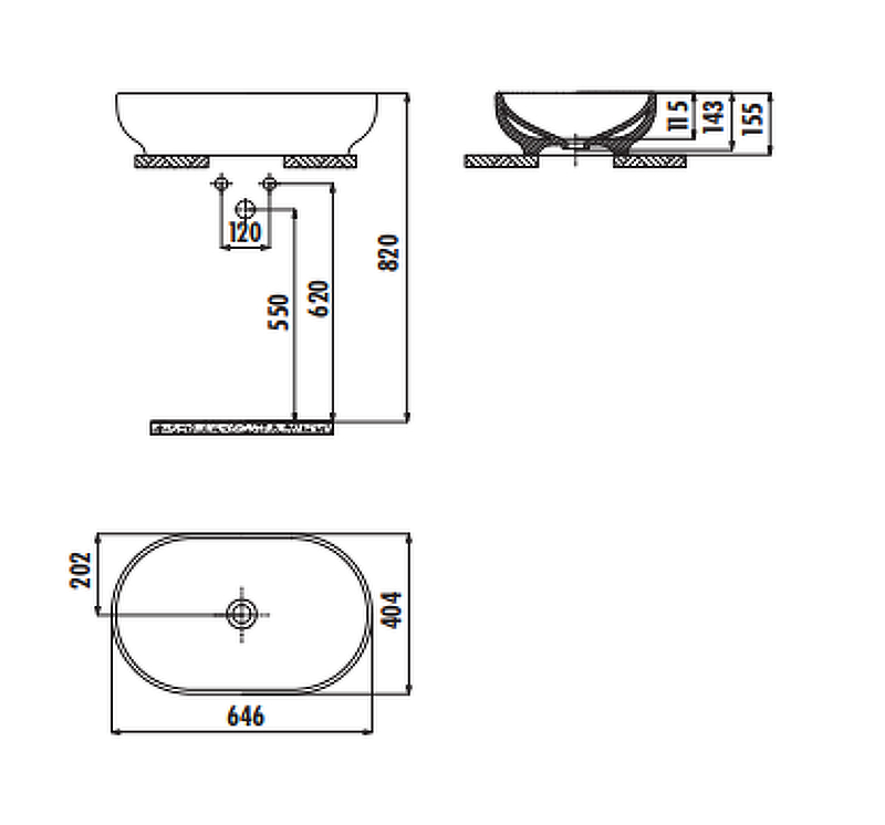 Раковина-чаша Creavit Mina 65 MN165-00CB00E-0000 Белая от магазина ЛесКонПром.ру